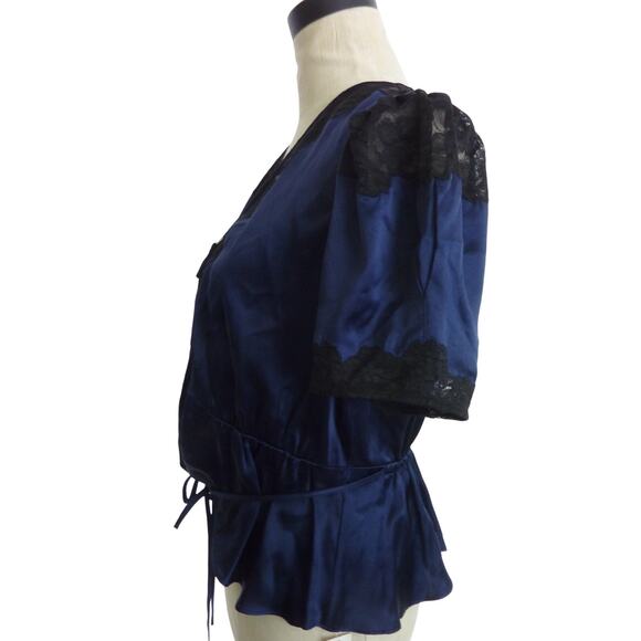 NWT Reformation The Collection Wayne Silk Top Size 4 - Picture 4 of 7